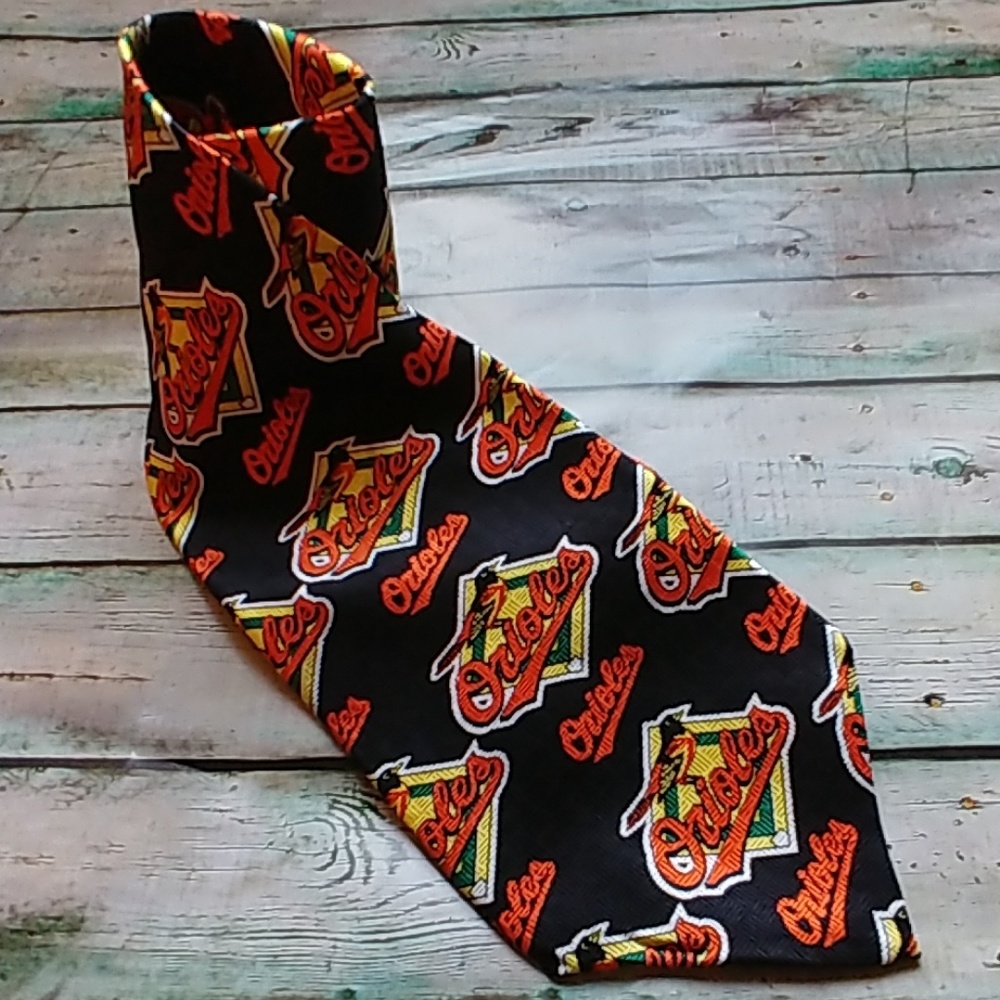 2 for $12 Orioles Baseball Neck Tie USA